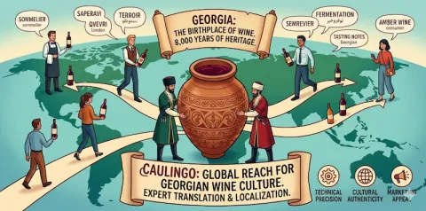 Georgian wine translations